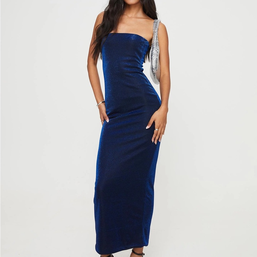 Princes Polly NWT Samper Strapless Maxi Dress Navy - US 2